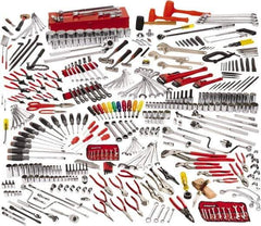 Proto - 400 Piece 3/8, 1/2 & 3/4" Drive Master Tool Set - Comes in 12 Drawer Roller Cabinet with 6 Drawer Top Chest - Apex Tool & Supply