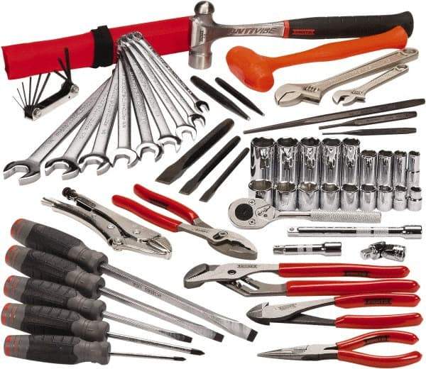 Proto - 62 Piece 3/8" Drive Master Tool Set - Comes in Tool Box - Apex Tool & Supply