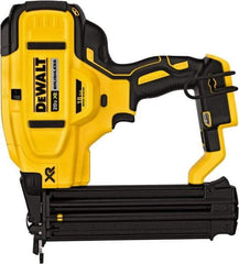 DeWALT - Cordless Brad Nailer - 18 Gauge Nail Diam, 5/8 to 2-1/8" Long Nail, Lithium-Ion Batteries Not Included - Apex Tool & Supply