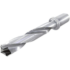 Iscar - 36 to 36.9mm Diam, 3xD, 108mm Max Drill Depth, 32mm Shank Diam, 209.5mm OAL, Replaceable Tip Drill - HFP-IQ Insert, 36 Seat Size, DFN Toolholder, Series ChamIOdrill - Apex Tool & Supply