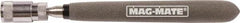 Mag-Mate - 32" Long LED Light Magnetic Retriever Tool - 22 Lb Max Pull, 7-1/2" Collapsed Length, 11/16" Head Diam, Stainless Steel - Apex Tool & Supply