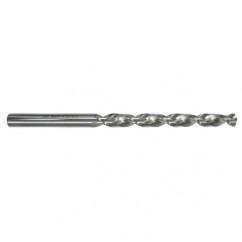 3mm Dia. - HSS Parabolic Taper Length Drill-130° Point-Coolant-Bright - Apex Tool & Supply