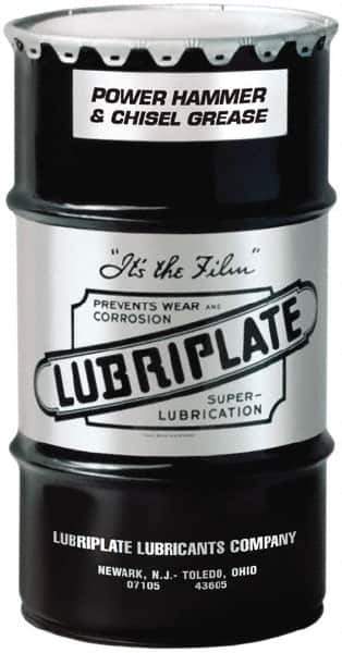 Lubriplate - 120 Lb Drum Aluminum Extreme Pressure Grease - Black, Extreme Pressure, 400°F Max Temp, NLGIG 2, - Apex Tool & Supply