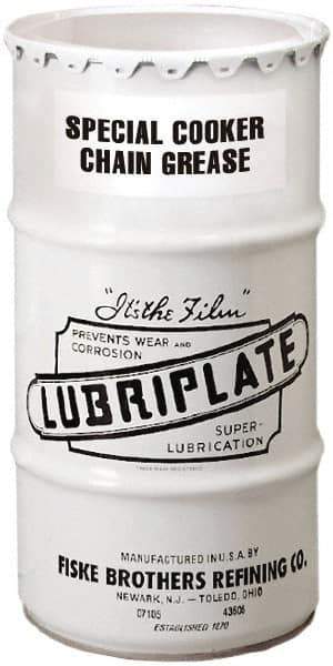 Lubriplate - 120 Lb Drum Petroleum General Purpose Grease - White, Food Grade, 400°F Max Temp, NLGIG 2-1/2, - Apex Tool & Supply
