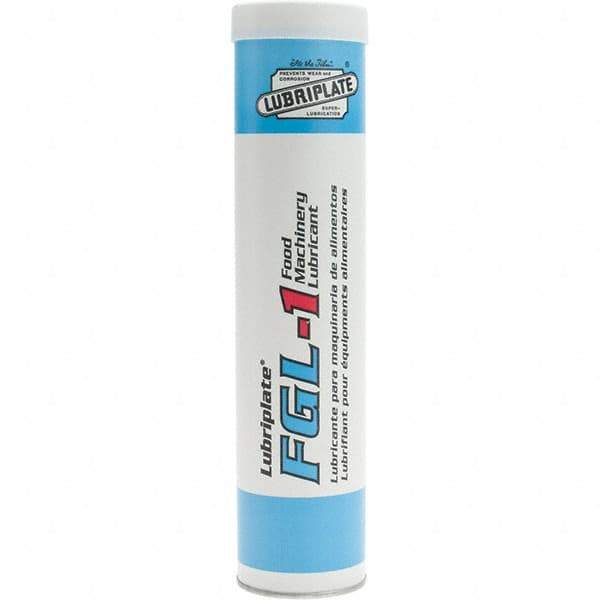 Lubriplate - 14.5 oz Cartridge Aluminum Medium Speeds Grease - Translucent, Food Grade, 360°F Max Temp, NLGIG 1, - Apex Tool & Supply