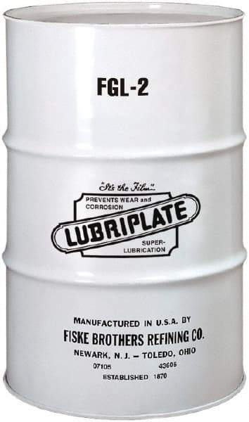 Lubriplate - 400 Lb Drum Aluminum General Purpose Grease - White, Food Grade, 400°F Max Temp, NLGIG 2, - Apex Tool & Supply