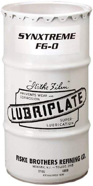 Lubriplate - 120 Lb Drum Calcium Extreme Pressure Grease - Tan, Extreme Pressure, Food Grade & High/Low Temperature, 390°F Max Temp, NLGIG 0, - Apex Tool & Supply