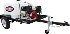Simpson - Gas, 8.5 hp, 3,800 psi, 3.5 GPM, Cold Water Pressure Washer - CAT Triplex, 100' x 3/8" Hose - Apex Tool & Supply