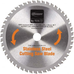Fein - Wet & Dry-Cut Saw Blades Blade Diameter (Inch): 7-1/4 Blade Material: Carbide-Tipped - Apex Tool & Supply