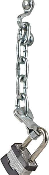 Sav-Lok - Chain Assembly - For Use with Padlocks with Shackles from 9/32 to 5/16" - Apex Tool & Supply