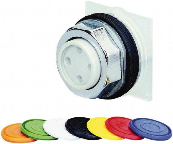 Schneider Electric - 30mm Mount Hole, Extended Straight, Pushbutton Switch - Round, Momentary (MO) - Apex Tool & Supply