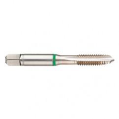 M20x2.5 6H 4-Flute Cobalt Green Ring Spiral Point Plug Tap-Bright - Apex Tool & Supply