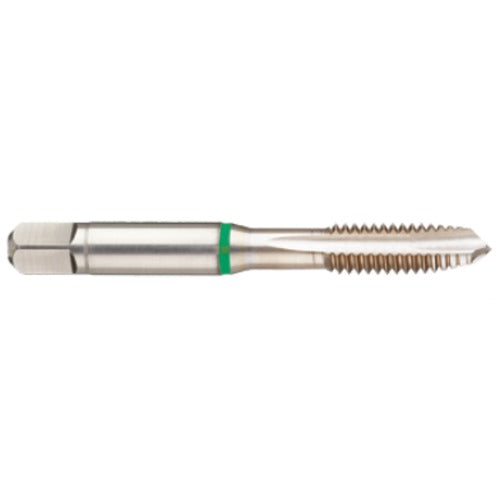 M3 × 0.5 3FL 6H Cobalt Spiral Point Plug Green Ring Tap-Bright Finish - Apex Tool & Supply