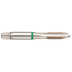 M2 x .40 3FL 6H Cobalt Spiral Point Plug Green Ring Tap-Bright Finish - Apex Tool & Supply