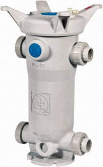 Hayward - 2 Inch Pipe, Threaded End Connections, 31-7/8 Inch Long, Cartridge Filter Housing without Cartridge - 100 Max GPM Flow Rate, 150 psi Max Working Pressure, GFPP per ASTM D4101, Cell Class 85580 Grade, Polypropylene Housing - Apex Tool & Supply