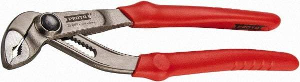 Proto - 9-27/32" OAL, 1-5/8" Max Capacity, 54mm Jaw Length, 12 Position Tongue & Groove Pliers - Slim Head - Apex Tool & Supply