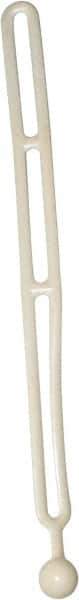 NoMarr - Light Duty Tie Down with Ball End - 16" OAL, White - Apex Tool & Supply