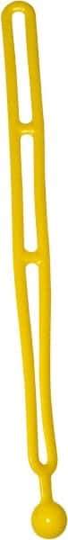 NoMarr - Light Duty Tie Down with Ball End - 16" OAL, Yellow - Apex Tool & Supply