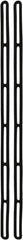 NoMarr - Heavy Duty Tie Down with Single/Double/Centering End - 48" OAL, Black - Apex Tool & Supply