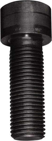 Holo-Krome - M42x4.50 Metric Coarse Hex Socket Drive, Socket Cap Screw - Grade 12.9 Alloy Steel, Black Oxide Finish, Fully Threaded, 80mm Length Under Head - Apex Tool & Supply