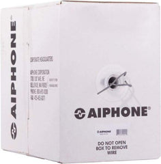 Aiphone - 22 AWG, 20 Strand, 500' OAL Shielded Automation & Communication Cable - PVC Insulation, 0.0253" OD - Apex Tool & Supply