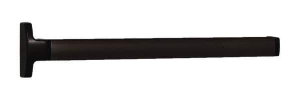 Falcon - 2' 6" to 3' 4-1/2" Door Width Concealed Vertical Rod Push Bar - Dark Bronze Finish - Apex Tool & Supply