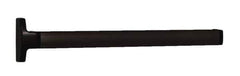Falcon - 2' 6" to 3' 4-1/2" Door Width Concealed Vertical Rod Push Bar - Dark Bronze Finish - Apex Tool & Supply