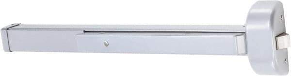 Arrow Lock - 3' to 4' Door Width Rim Exit Device - Aluminum Finish - Apex Tool & Supply