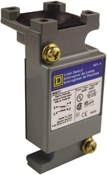 Square D - 4.2 Inch Long, Zinc Body, Limit Switch Plug In Unit - For Use with 9007, 9007C - Apex Tool & Supply