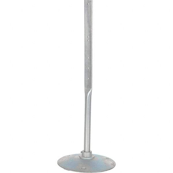 Vestil - 17-3/8" Wide x 48" High Sign Compatiblity, Steel Sign Stand - Silver - Apex Tool & Supply