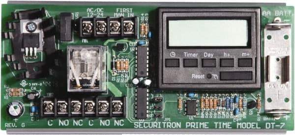 Securitron - 1 sec to 24 hr Digital Electrical Timer - 12 to 24 VDC/24 VAC, - Apex Tool & Supply