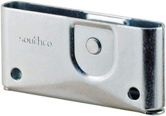 Made in USA - 1-3/4" Long x 0.64" Wide x 3.69" High, Draw Latch - Zinc Plated Steel, with Plain Steel Finish - Apex Tool & Supply