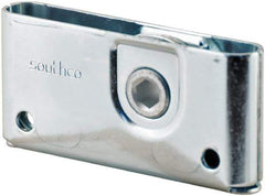 Made in USA - 1-3/4" Long x 0.64" Wide x 3.69" High, Draw Latch - Zinc Plated Steel, with Plain Steel Finish - Apex Tool & Supply