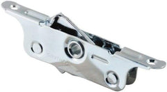 Made in USA - 0.44" Long x 0.64" Wide x 5.89" High, Draw Latch - Zinc Plated Steel, with Plain Steel Finish - Apex Tool & Supply