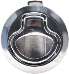 Value Collection - 1.96" Long x 0.88" Wide x 2.82" High, Flush Pull Latch - 316 Stainless Steel, with Electropolished Finish - Apex Tool & Supply