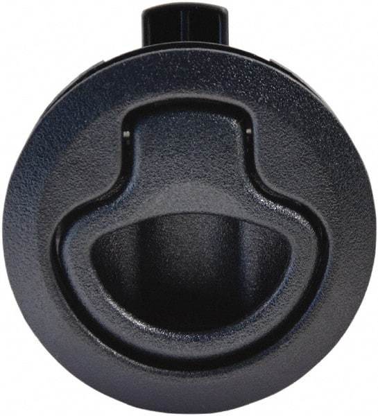 Value Collection - 1.96" Long x 0.88" Wide x 2.82" High, Flush Pull Latch - Polycarbonate, with Black Finish - Apex Tool & Supply