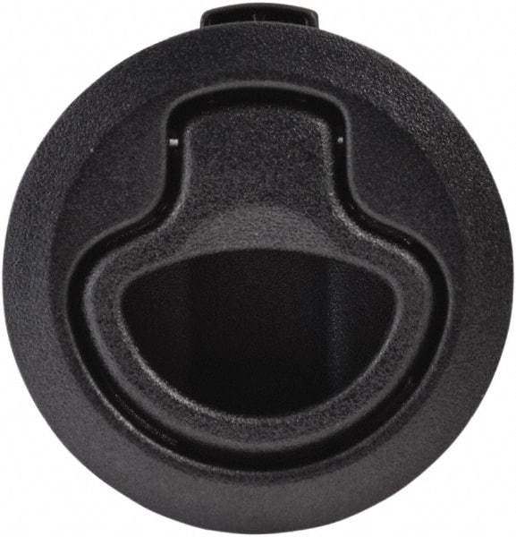 Value Collection - 1.96" Long x 0.88" Wide x 2.82" High, Flush Pull Latch - Polycarbonate, with Black Finish - Apex Tool & Supply