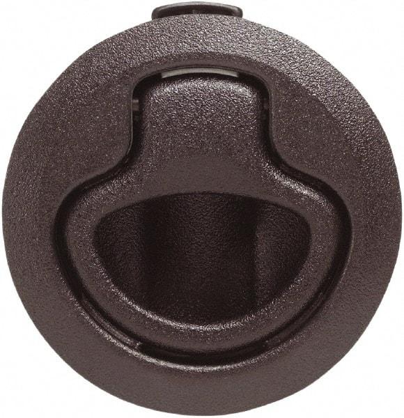 Value Collection - 1.96" Long x 0.88" Wide x 2.82" High, Flush Pull Latch - Polycarbonate, with Black Finish - Apex Tool & Supply
