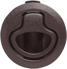 Value Collection - 1.96" Long x 0.88" Wide x 2.82" High, Flush Pull Latch - Polycarbonate, with Black Finish - Apex Tool & Supply