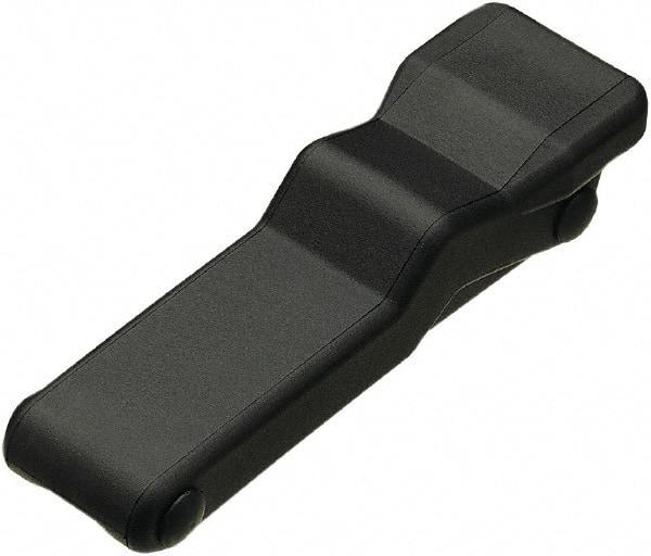 Made in USA - 5.95" Long x 1.8" Wide x 1.16" High, Draw Latch - Rubber, with Black Finish - Apex Tool & Supply