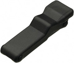 Made in USA - 5.95" Long x 1.8" Wide x 1.16" High, Draw Latch - Rubber, with Black Finish - Apex Tool & Supply
