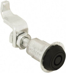Made in USA - 3.52" Long x 0.88" Wide x 3-1/4" High, Compression Latch - Zinc Plated Steel, with Black Powder Coat Finish - Apex Tool & Supply