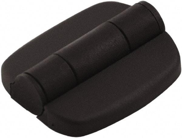 Made in USA - 1.91" Long x 1.73" Wide, Detent Hinge - Nylon, Black Finish - Apex Tool & Supply
