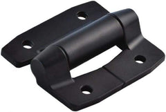 Value Collection - 2-3/4" Long x 3.16" Wide, Heavy Duty Hinge - Aluminum, Black Powder Coat Finish - Apex Tool & Supply