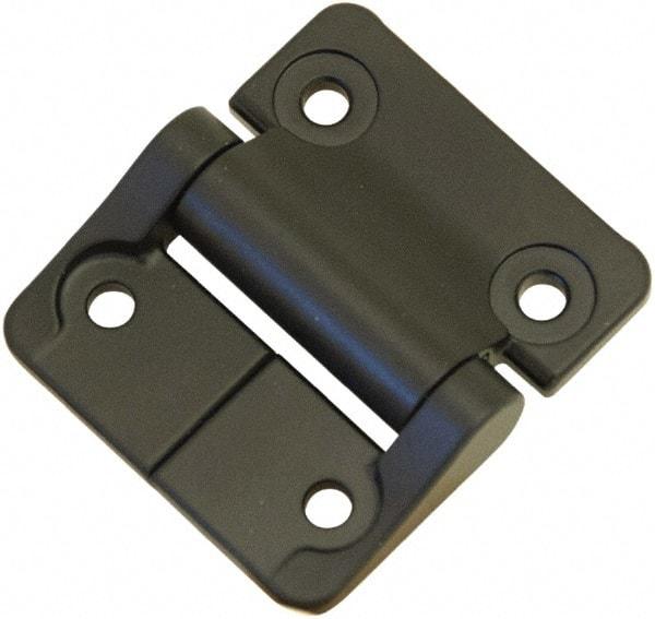 Value Collection - 2-1/4" Long x 2" Wide, Heavy Duty Hinge - Zinc, Black Finish - Apex Tool & Supply