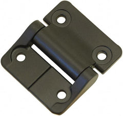 Value Collection - 2-1/4" Long x 2" Wide, Heavy Duty Hinge - Zinc, Black Finish - Apex Tool & Supply