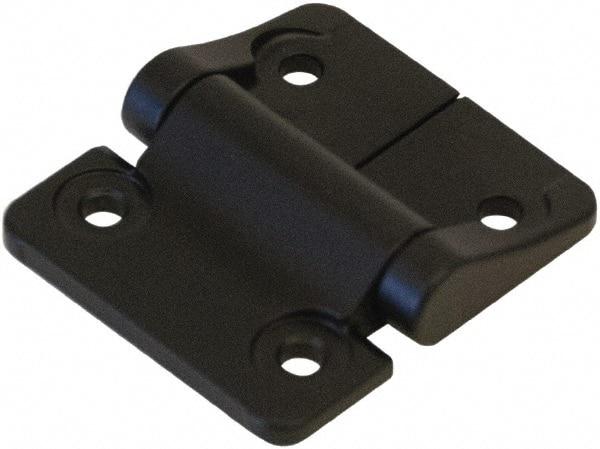 Value Collection - 2-1/4" Long x 2" Wide, Heavy Duty Hinge - Zinc, Black Finish - Apex Tool & Supply