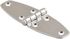 Made in USA - 4.02" Long x 4.65" Wide, Cabinet Hinge - 316 Stainless Steel, High Gloss Finish - Apex Tool & Supply