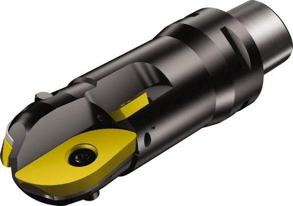 Sandvik Coromant - 1-1/4" Cut Diam, 1.114" Max Depth of Cut, 32mm Shank Diam, 3.526" OAL, Indexable Ball Nose End Mill - 2.7559" Head Length, C3 Modular Connection, RA216.. Cx Toolholder, RA216-32 06 Insert - Apex Tool & Supply