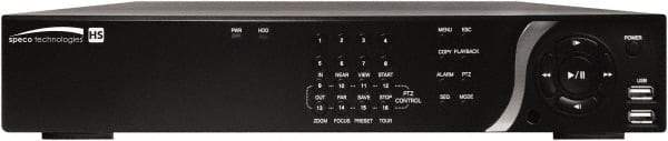 Speco - Security Camera Recorders Type: 16 Channel Digital Video Recorder with 4 TB Hard Drive Hard Drive Size: 4 TB - Apex Tool & Supply